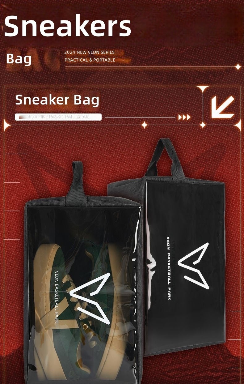 VEIDOORN Sports Shoe Bag - Portable Waterproof Storage for Sneakers, Basketball Shoes, Fitness Gear, Travel & Swimming - Image 1