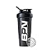 BARE PERFORMANCE NUTRITION Blender Bottle Shaker Bottle 28 oz Shaker Bottle with Wire Whisk Black - Image 1