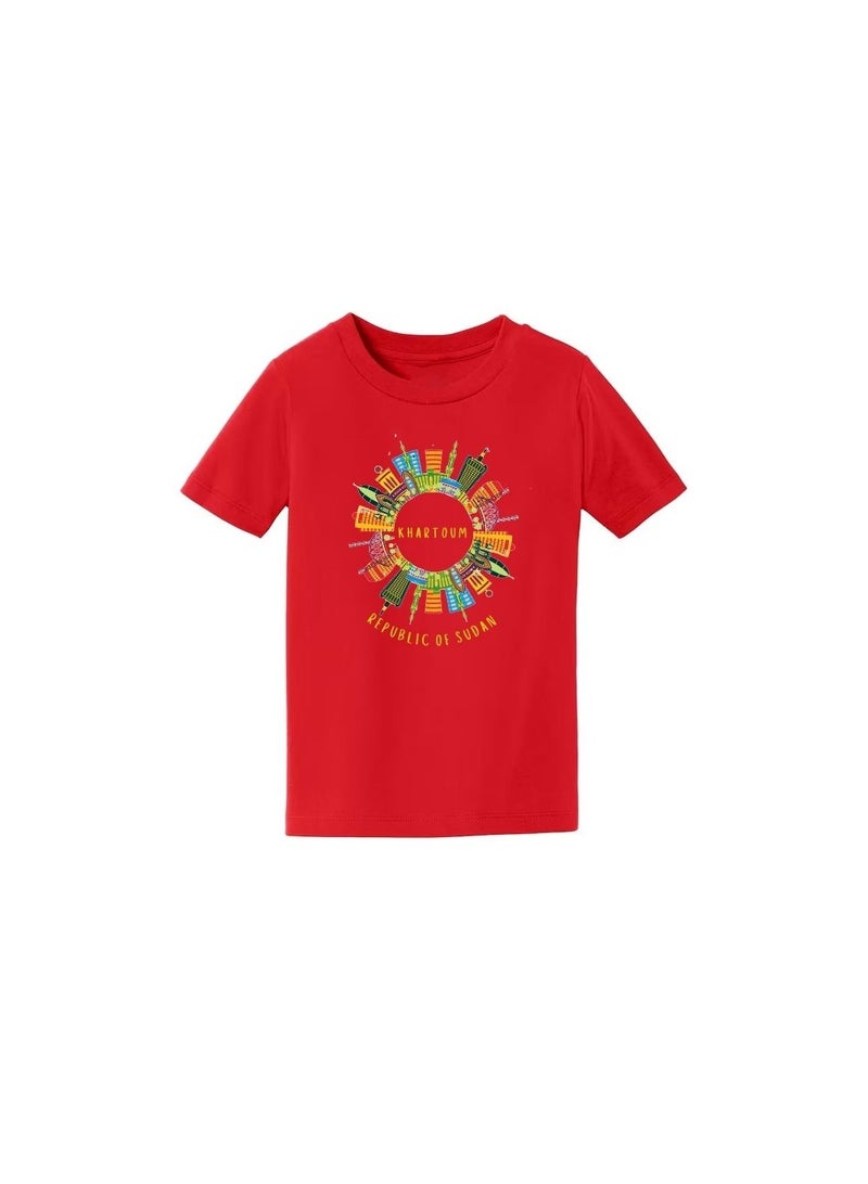 Sudan Kids T-shirts For Boys-Cotton T-Shirts With Round Neck And Short Sleeves Tshirts–Casual Wear Tshirt For Everyday Use,Sports Or Playtime - Image 3