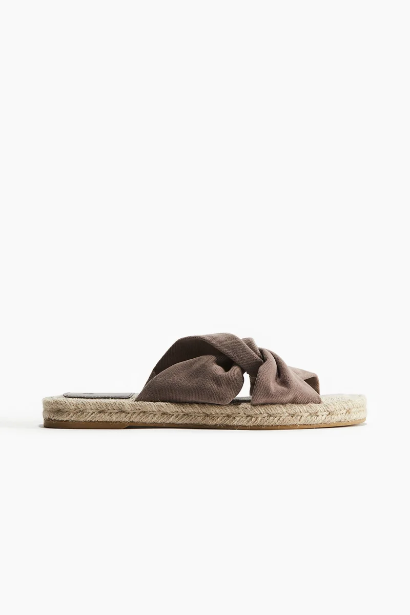 H&M Twist-detail espadrille sandals