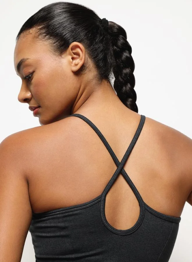 ZAECY  Criss-Cross Bra Camisole – Night Empyrean Black for Women | Best Price UAE