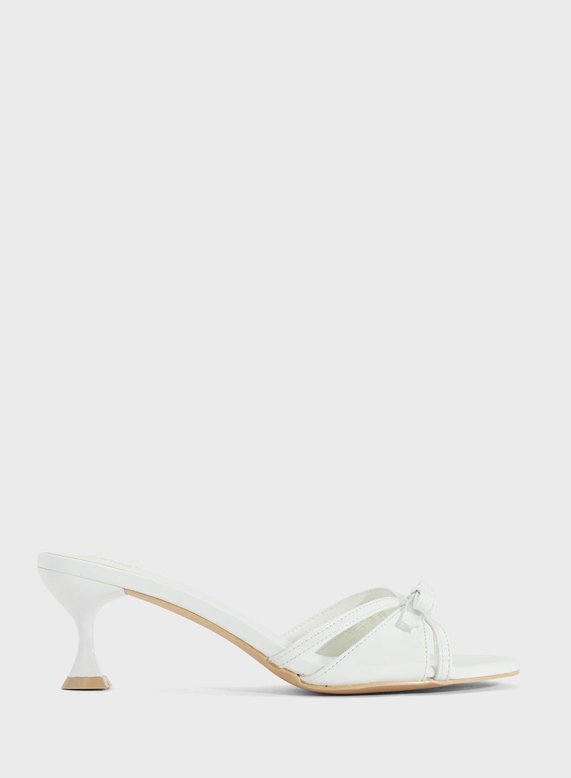 ELLA Heeled Sandal With Bow  - Image 1