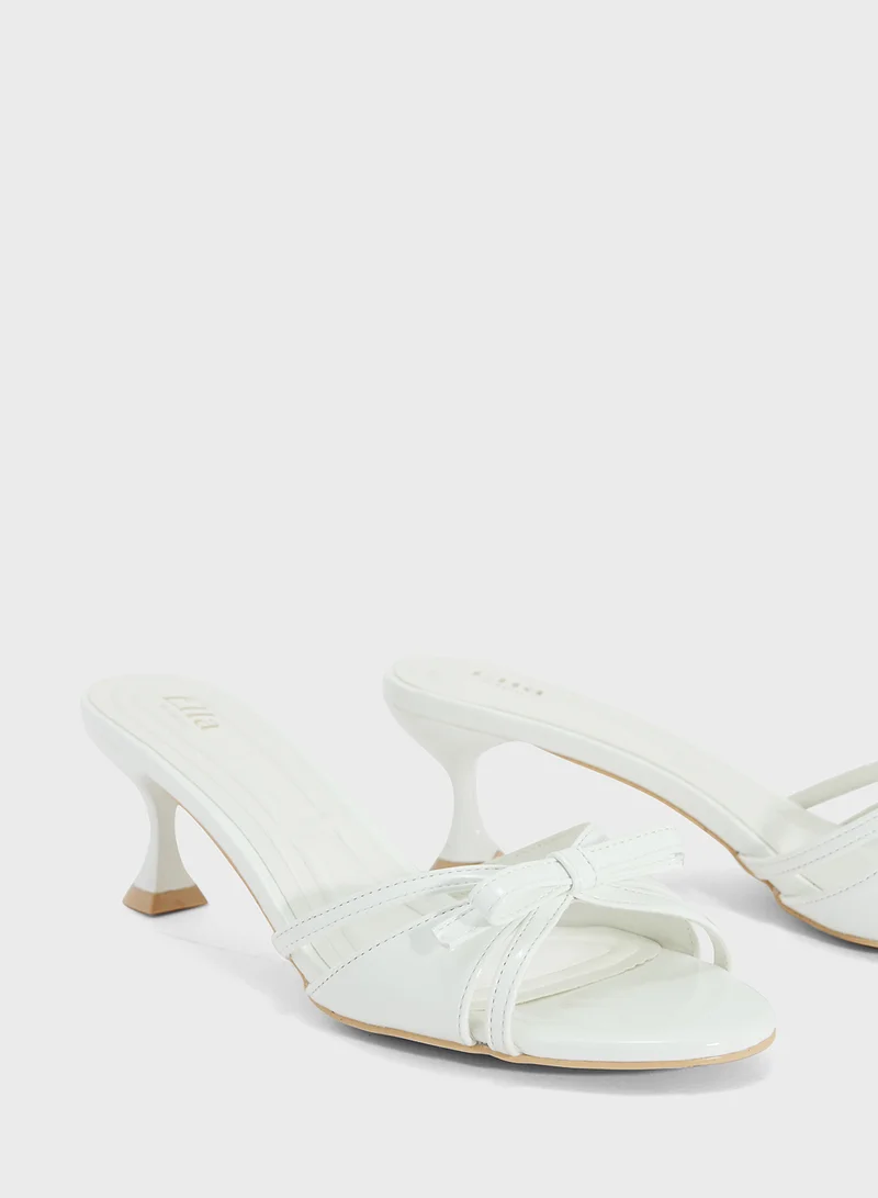 ELLA Heeled Sandal With Bow