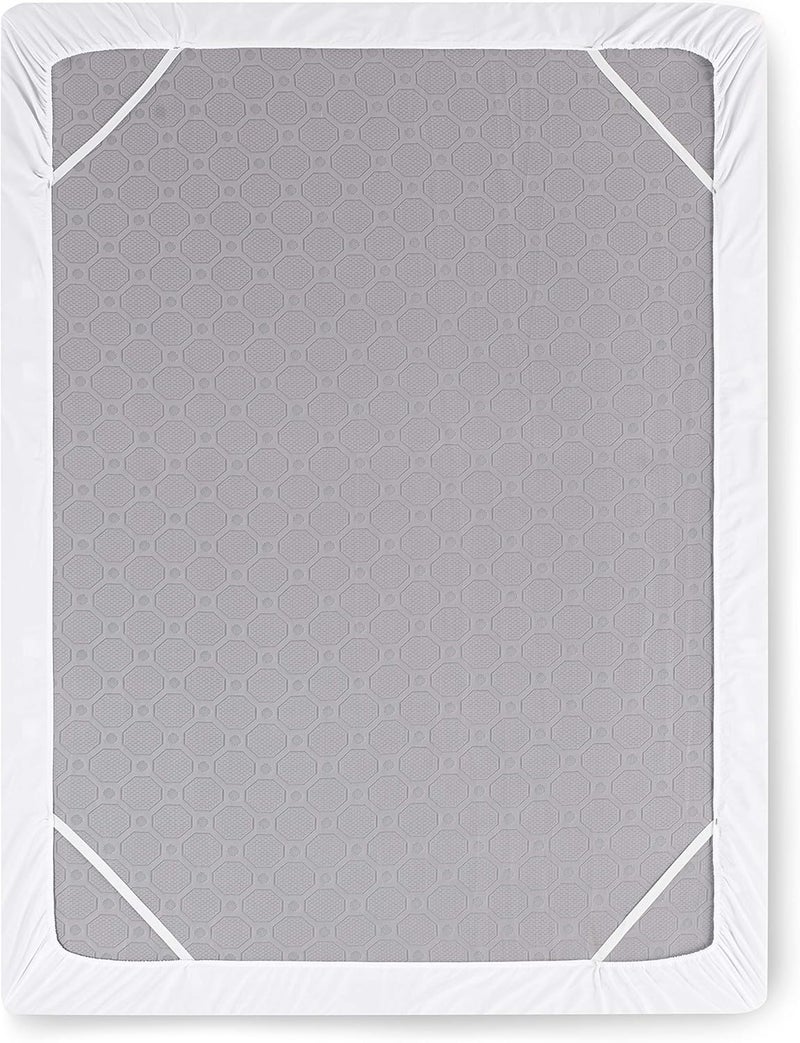 Nestl Extra Deep Pocket Fitted Sheet - Deep King Fitted Sheet Set – Super Deep Pocket Sheet - Ultra Deep Fitted Sheet - for Extra Deep Pocket Mattress - King Size Sheets - 78 x 80 inches - Off White - Image 3