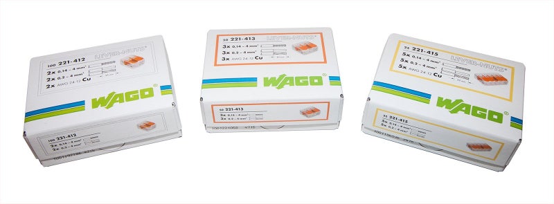 WAGO 221 Lever-Nuts 175pc Wire Connector Assortment Pack - Image 2