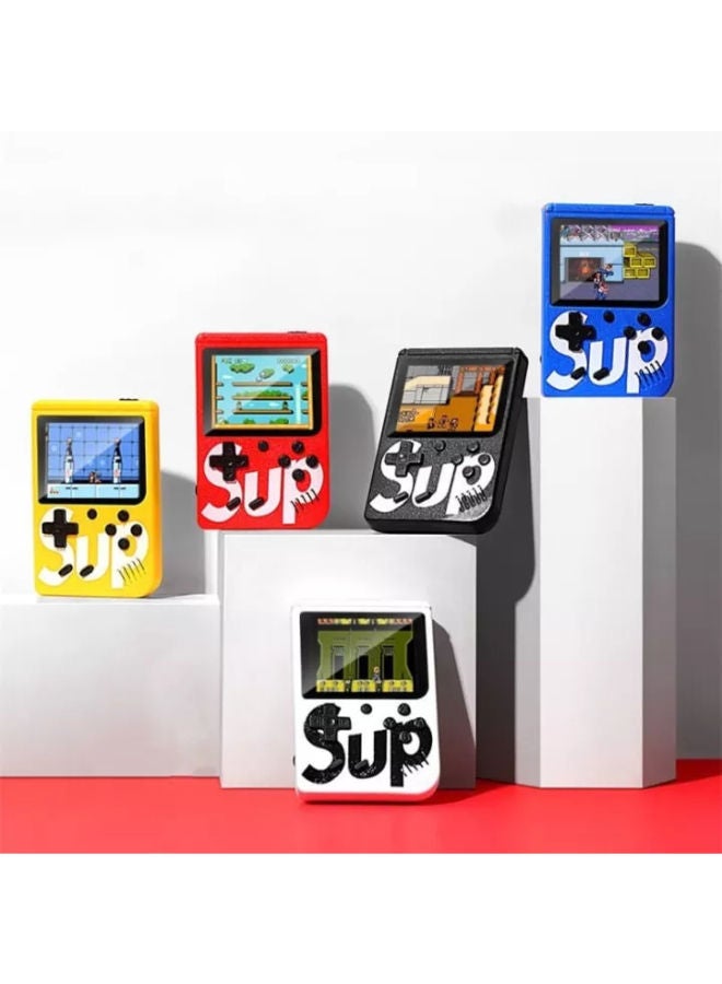 SUP 400 In 1 Game Box Console Classic Games Hand Held Gamepad Color Screen Mario Super Mario DR Mario Contra Games - YELLOW - Image 3