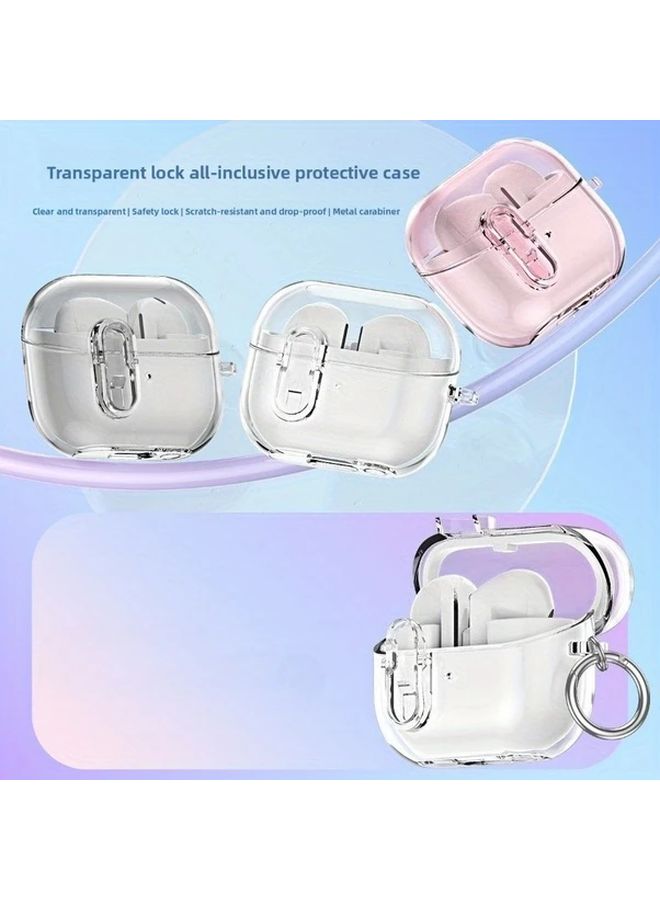 Black Soft Protective Case with Switch Lock for Samsung Galaxy Buds 3 3 Pro - Image 4