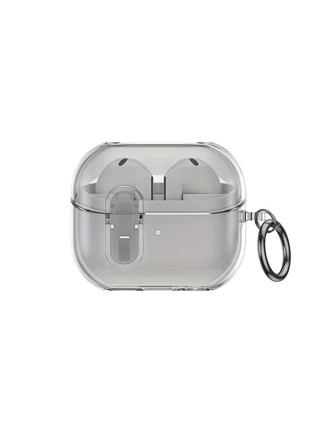 Black Soft Protective Case with Switch Lock for Samsung Galaxy Buds 3 3 Pro - Image 1