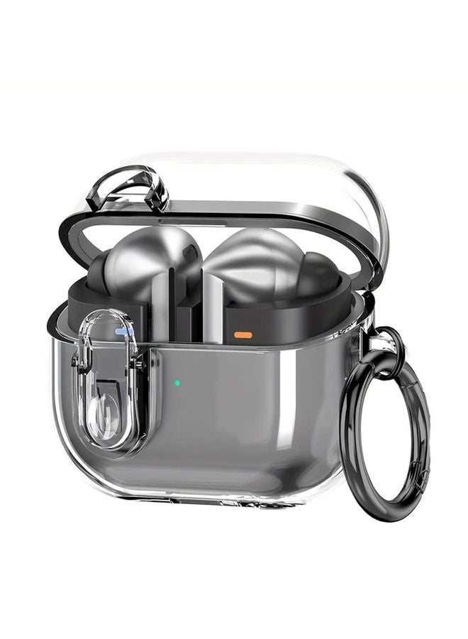 Black Soft Protective Case with Switch Lock for Samsung Galaxy Buds 3 3 Pro - Image 2