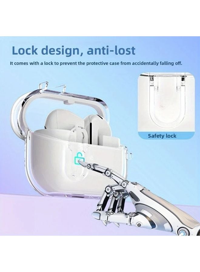 Black Soft Protective Case with Switch Lock for Samsung Galaxy Buds 3 3 Pro - Image 3