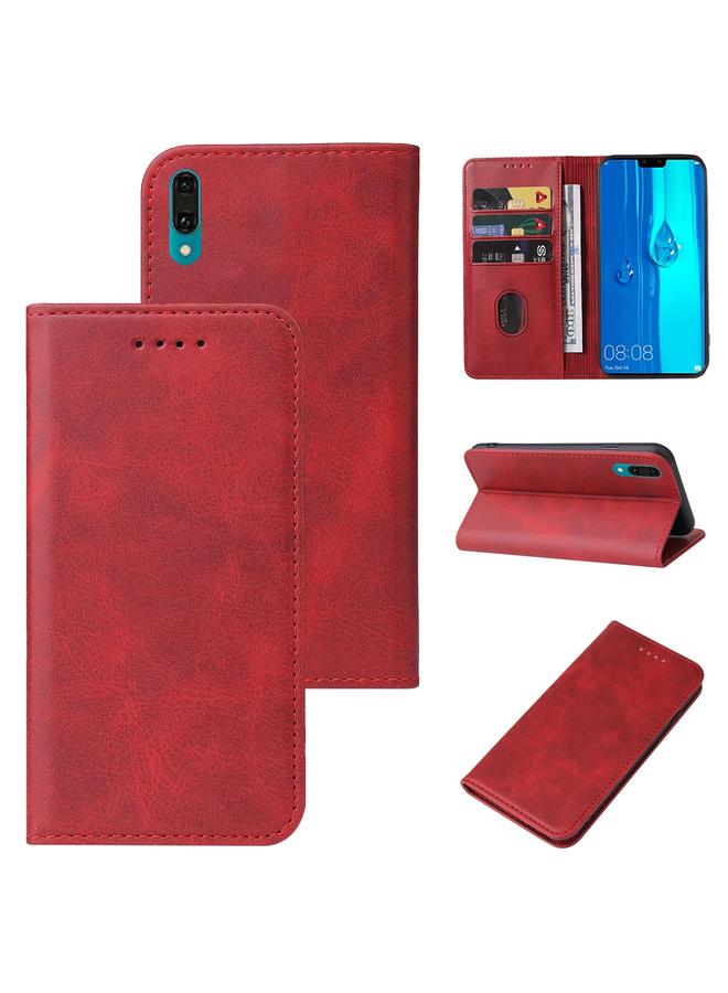 S-TOP Case For Huawei Y9 2019 Magnetic Closure Leather Phone Case - Image 1