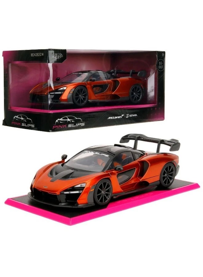 JADA سيارة ماكلارين سينا المصنوعة من المعدن (1:24، برتقالي) سباق الشوارع 2023 - Image 1