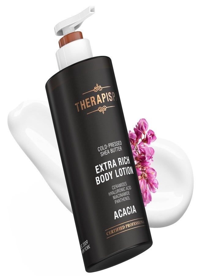 THERAPISPA Scented Body Lotion for Women – Deep Hydration Moisturizer with Shea Butter, Ceramides & Panthenol for Dry Skin – Loved by All Genders (Acacia, 17.0 fl oz) - Image 1