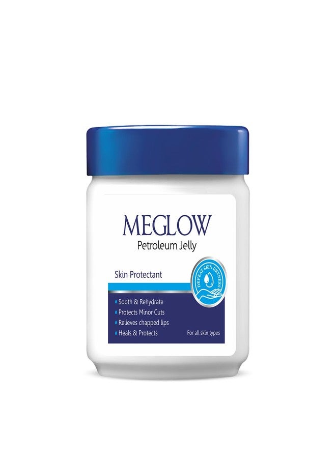 Meglow Moisturizing Petroleum Jelly | Deep Hydration & Skin Protection | Vitamin E Helps Lock in Moisture | Heal Dry Skin & Prevent Cracks for Soft, Smooth Skin (100g) - Image 1