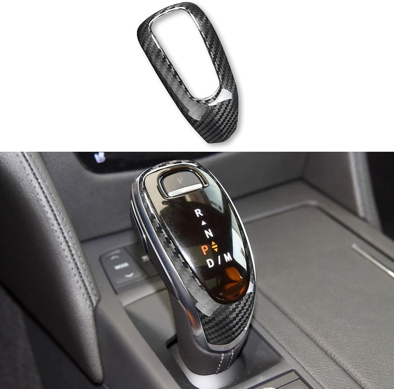 Bilisin Carbon Fiber Gear Shift Knob Cover for Cadillac - Image 1