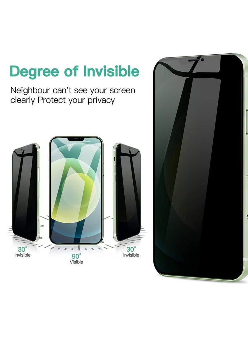 JAJEEK Tempered Glass Screen Protector for Samsung Galaxy S24 FE – [Pack of 2] Anti-Spy Privacy Screen Protector, 9H Hardness Tempered Glass Film, Bubble-Free Privacy Protection for S24FE - Image 2