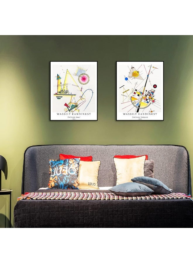 Home Trove Berkin Arts Wall Art Unframed Prints Giclee Art Paper Set of 4, 11x14 inch Abstract Geometric Artwork, Indoor Decoration Artistic Beautiful Medium Size Wassily Kandinsky Paintings - Image 4