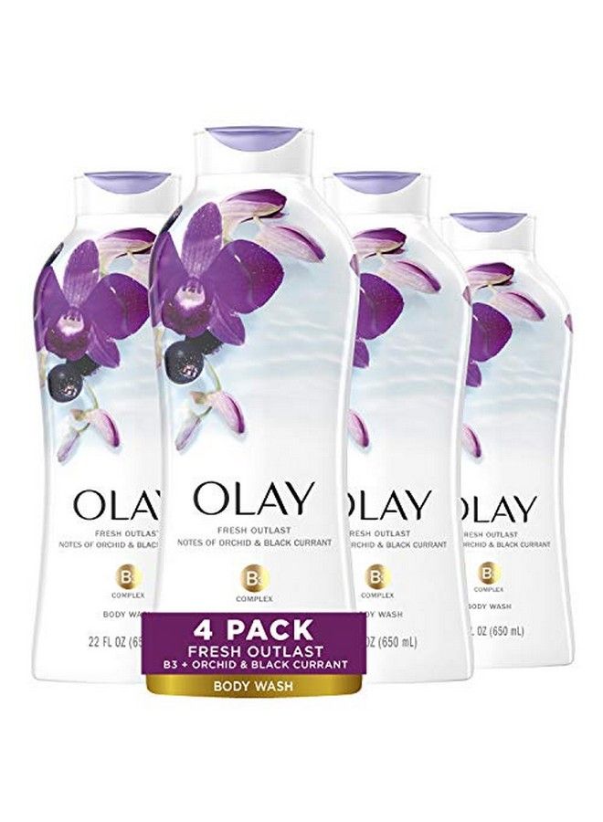 Olay غسول الجسم المنعش أوكريد و الكشمش الأسود 22 أونصة (4 عبوات) - Image 1