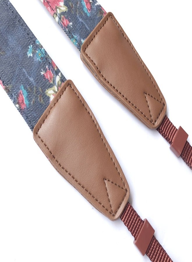 Alled Camera Strap Neck, Adjustable Vintage Floral Camera Straps Shoulder Belt for Women/Men,Camera Strap for Nikon/Canon/Sony/Olympus/Samsung/Pentax ETC DSLR/SLR - Image 5