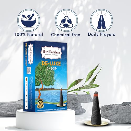 Hari Darshan Deluxe Wet Dhoop Sticks – 240 Sticks | Non-Toxic, Herbal & Natural Fragrance | Includes 12-20 Sticks Per Pack | Long-Lasting & Soothing Aroma for Puja, Meditation & Relaxation - Image 5