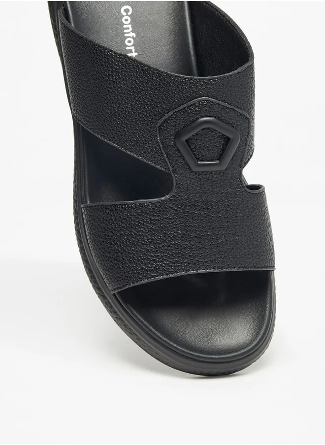 Le Confort Textured Slip-On Sandals