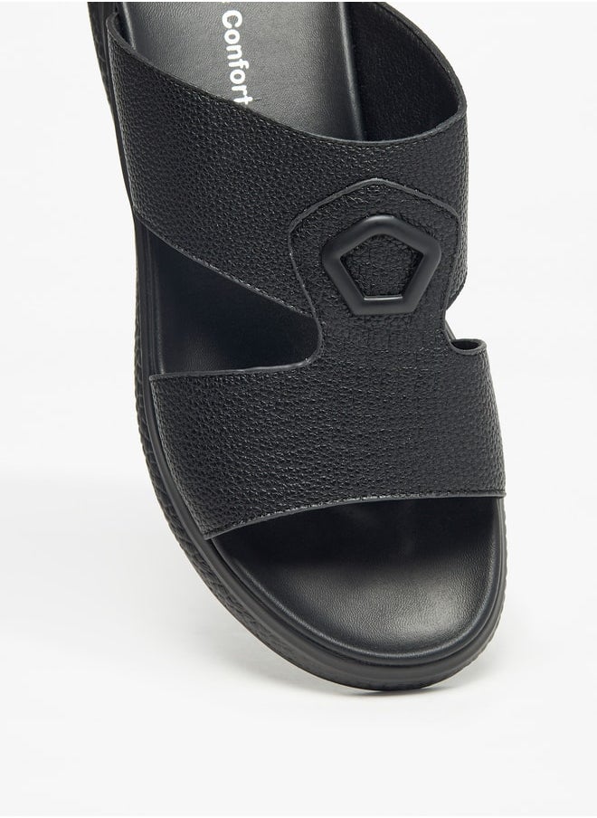 Le Confort - Textured Slip-On Sandals - Image 1