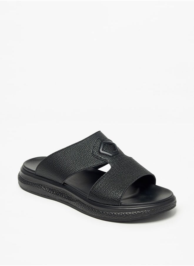 Le Confort - Textured Slip-On Sandals - Image 1