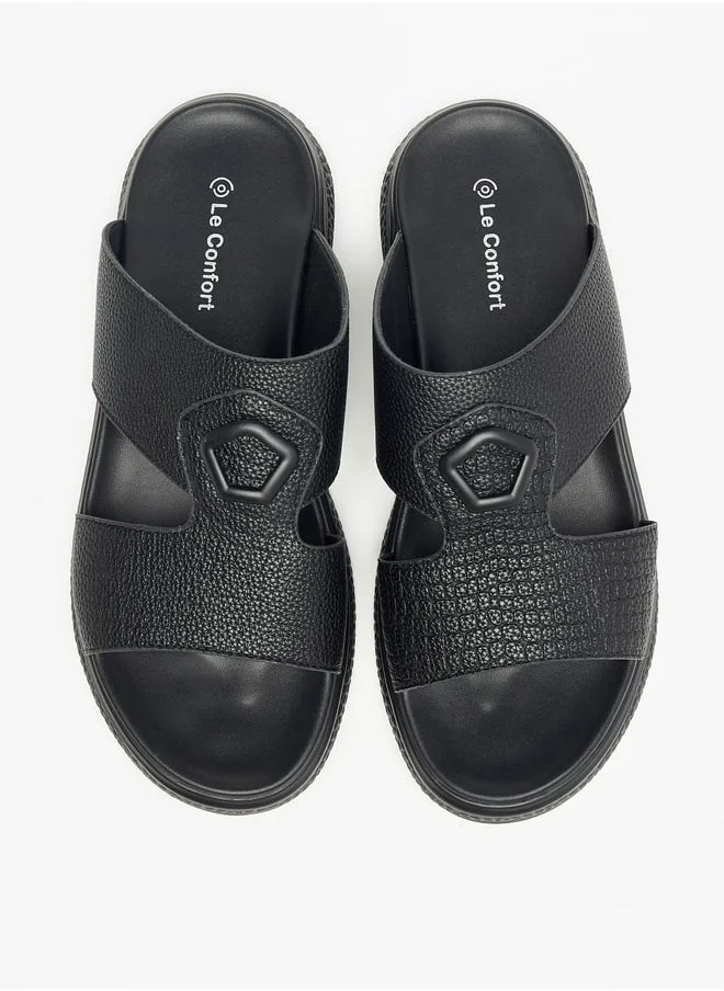 Le Confort Textured Slip-On Sandals