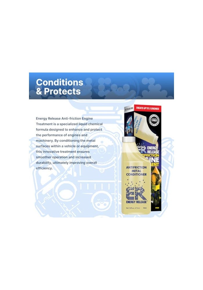 Energy Release P002 AntiFriction Engine Treatment  16 fl oz bottle - Image 4