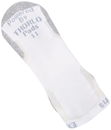 thorlos Thorlo Women's Experia Micro-Mini Crew Sock 3 Pack, White, 10 - Image 2