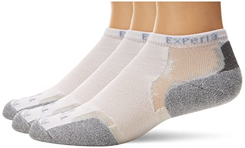 thorlos Thorlo Women's Experia Micro-Mini Crew Sock 3 Pack, White, 10 - Image 1