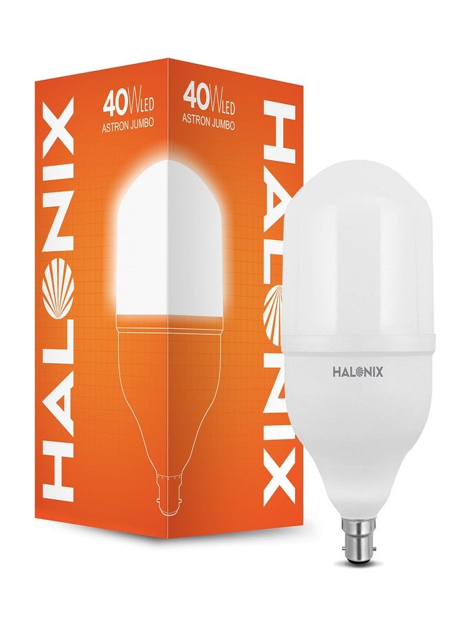 Halonix مصباح هالونيكس 40 واط B22D LED أبيض بارد، عبوة من قطعة واحدة، (F2MMN4EP9000000) - Image 1