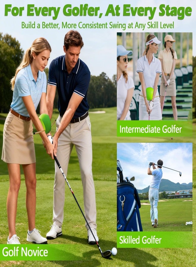 VIOXIA Golf Training Aid—5PCS Golf Swing Trainer Set for Posture Correction Practice,Golf Swing Training Aid,Golf Training Aids Suitable for Golfers Indoor/Outdoor Warm-Up and Travel Practice Tool - Image 5