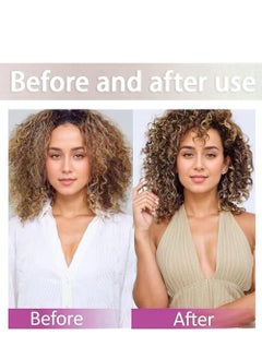 Generic 2024 Newest Bounce Curl Brush,Bounce Curl Defining Brush,Curl Defining Brush,Hair Brush Styling Brush,Shaping and Defining Curls for Women Girls (Color : Beige)  - Image 2