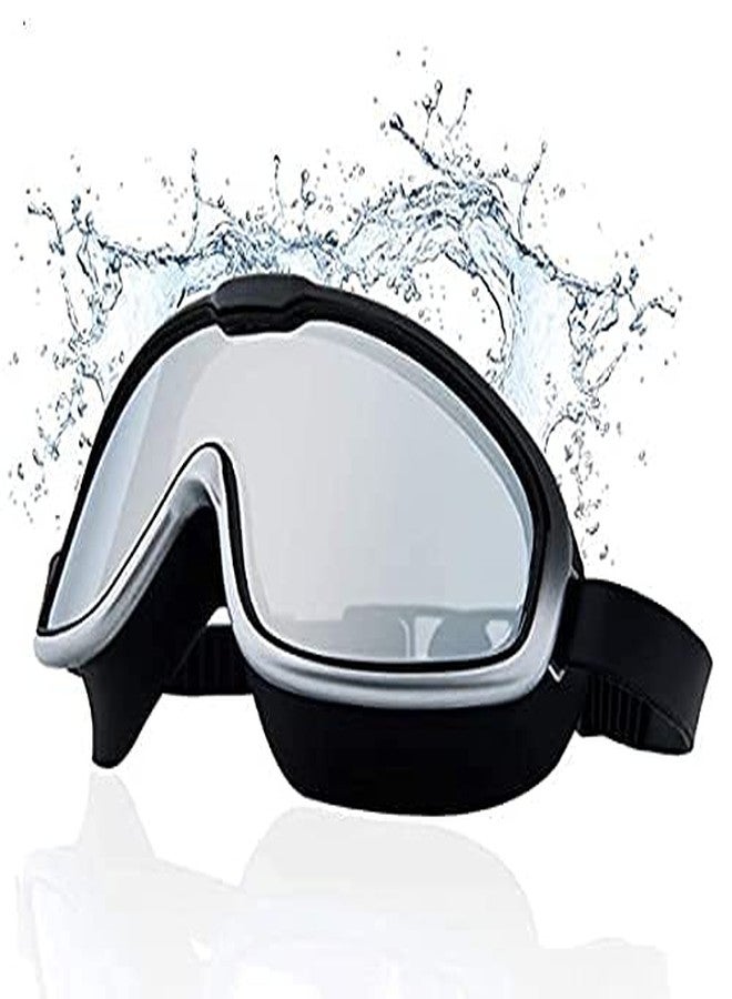 Dravizon Swim Goggles, Swimming Goggles No Leaking Anti Fog UV Protection Crystal Clear Vision Triathlon Swim Goggles with Free Protection Case for Adult Men Women Youth Teens - Image 1