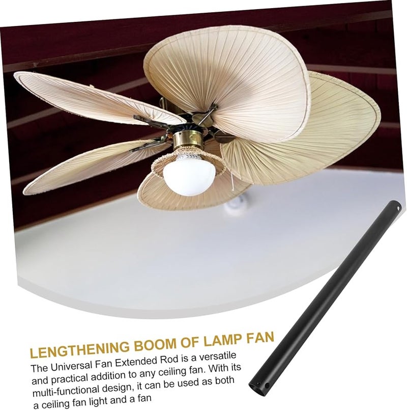 جوجوفاني سقف مروحة تمديد قضيب هبوط 12 بوصة سهلة التركيب للأسقف المائلة - Image 3