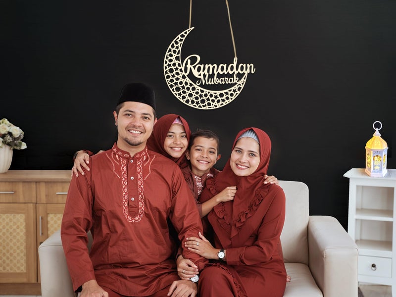 OLEEK ramadan door wreath (12in) ramadan mubarak sign - ramadan decorations for home 2026 - ramadan wreath - ramadan gifts for kids - ramadan door decoration - ramadan decor - ramadan mubarak door sign - Image 5
