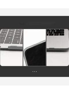Youque For Apple MacBook Air 15 Inch Model A2941/A3114 High-grade Quicksand Texture Hollow Protective Case Black  - Image 2