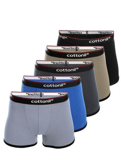 Bundle OF (5) - Men Boxer Solid