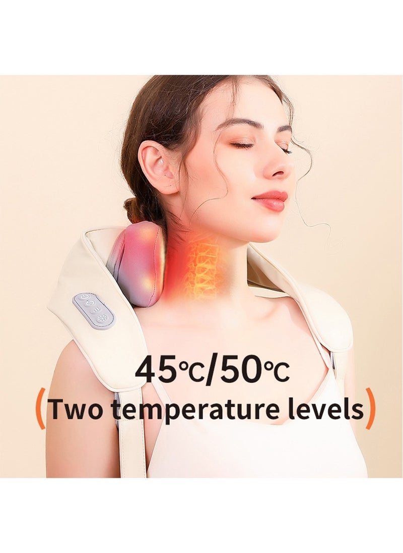 Generic - Neck and Shoulder Massager Wireless Electric Air Compress Kneading Multifunctional Back Massager Shawl Massaging Muscle Relaxing - Image 1