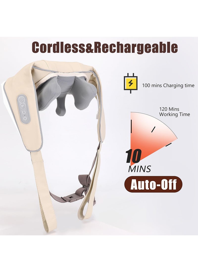 Generic - Neck and Shoulder Massager Wireless Electric Air Compress Kneading Multifunctional Back Massager Shawl Massaging Muscle Relaxing - Image 1