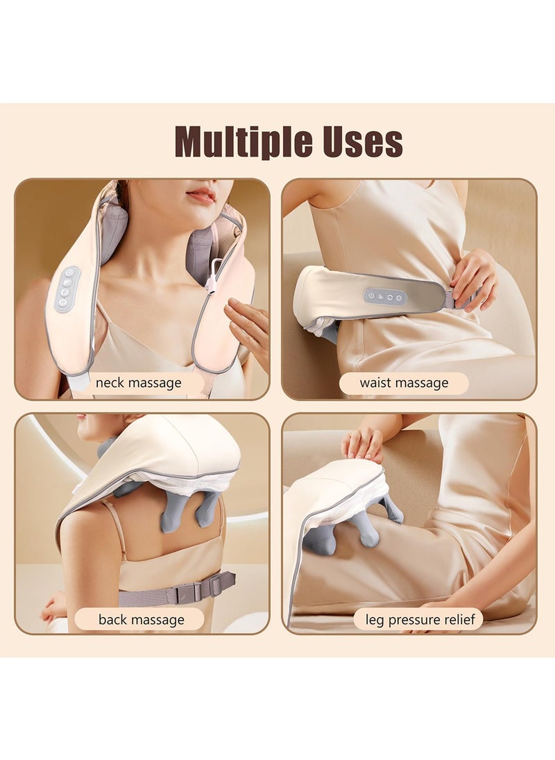 Generic - Neck and Shoulder Massager Wireless Electric Air Compress Kneading Multifunctional Back Massager Shawl Massaging Muscle Relaxing - Image 1