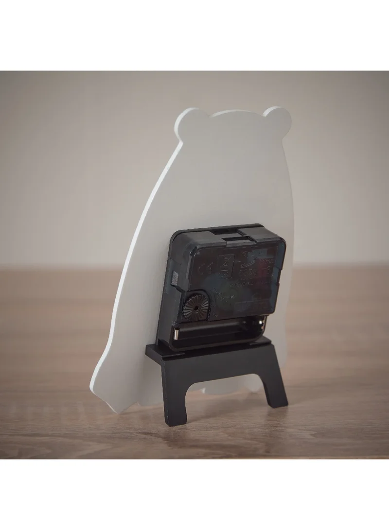 Home Box Playland Bear Table Clock 15 x 14 cm