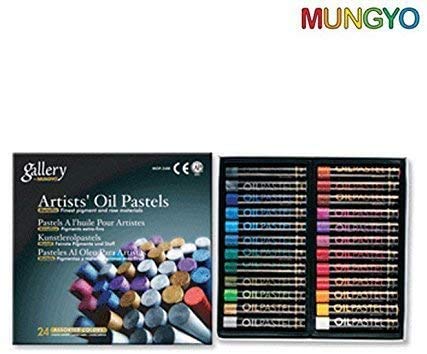 Mungyo Gallery Artists' Oil Pastels - 24 Metallic Colors - Image 3