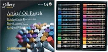 Mungyo Gallery Artists' Oil Pastels - 24 Metallic Colors - Image 2