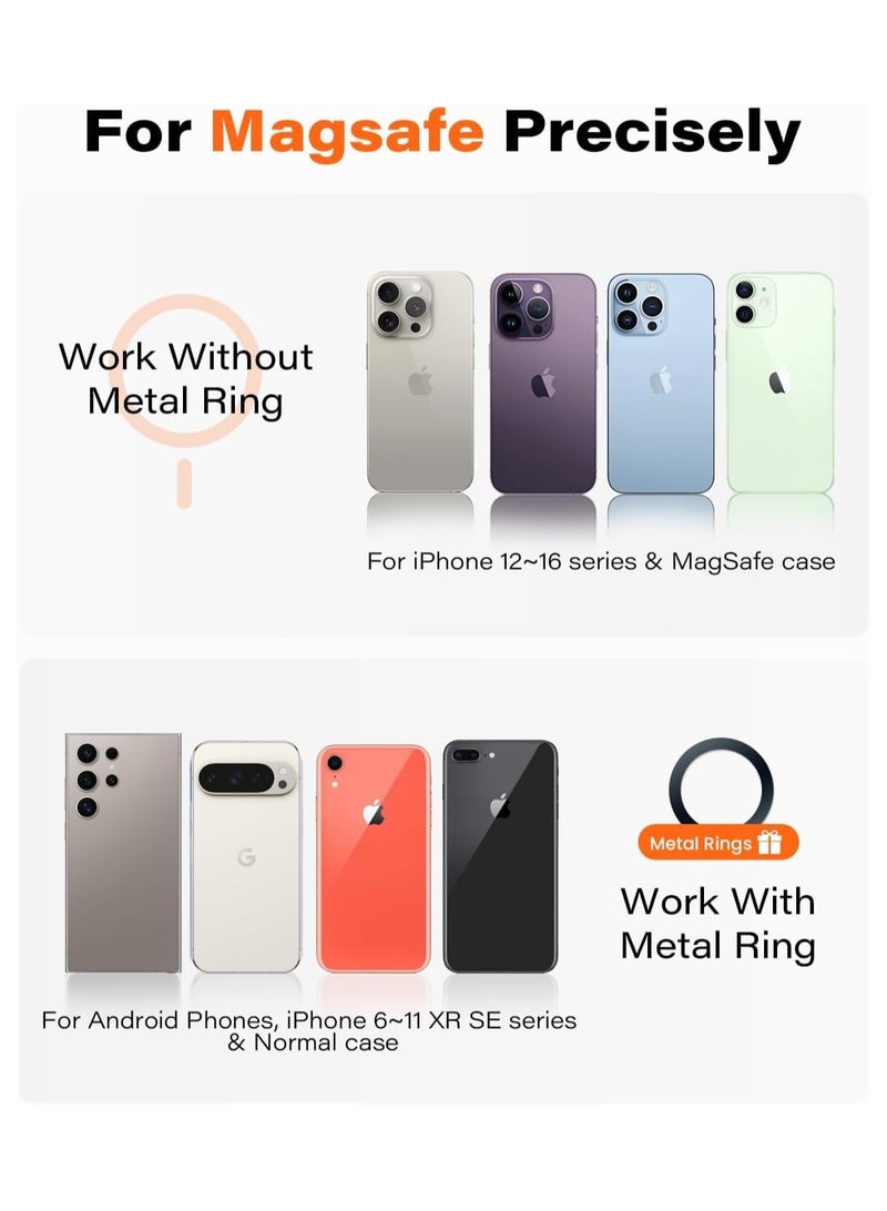 Backpack Strap Magnetic Clip for Cellphone,Magnetic Phone Holder for Shoulder Strap,Fit Hiking/Climbing/Traveling/Outdoor - Image 2
