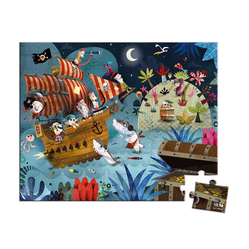 Janod Hat Boxed 36 Pcs Puzzle