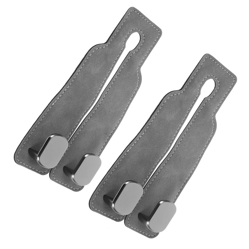 2 Pcs Car Seat Hook Double Headrest Hook Car Seat Headrest Hook Car Seat Headrest Hook For Bag Purse - Image 3