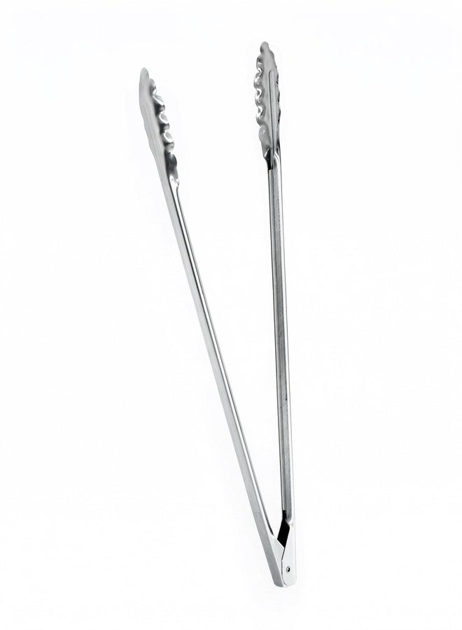 EDLUND Strong Tongs – Reinforced Stainless Steel Commercial 16" Tongs, Heavy Duty, Locking Mechanism, Made in USA - Image 1