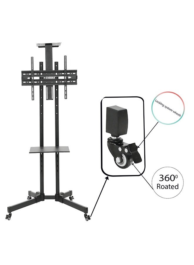 Stargold - TV Floor Stand Mobile TV Bracket for 32-75Inch - Image 1